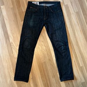 Naked and Famous street fighter II Blanka Electric Surge Selvedge denim